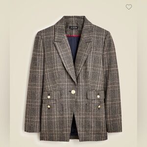 J. Crew Vivienne in Plaid Italian Wool Blend Size 8